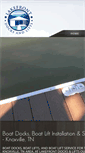 Mobile Screenshot of lakefrontdocksandlifts.com